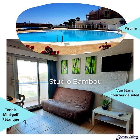 Studio Bambou - Piscine - Acces Direct A La Plage - Lydia Playa Appartement Le Barcarès Buitenkant foto